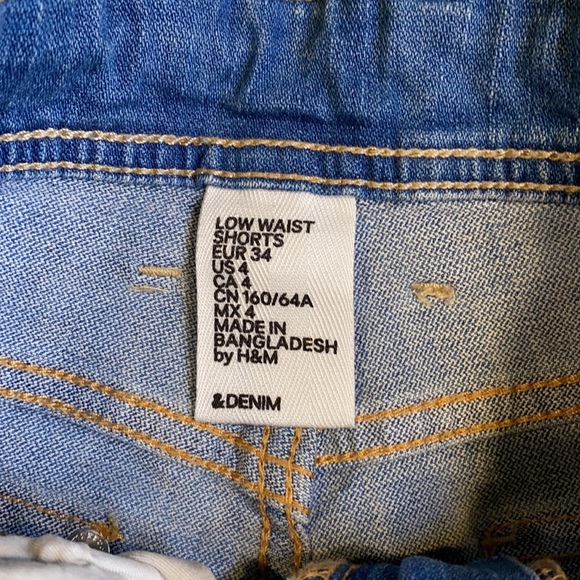 H&M Denim Low Waist Shorts - Picture 8 of 11